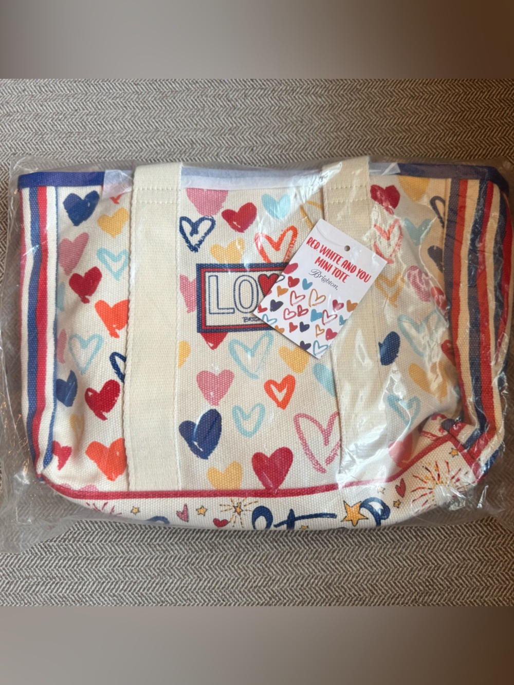 Brighton “Red, White And You” Mini Tote Bag- Brand new in package. - Picture 2 of 8